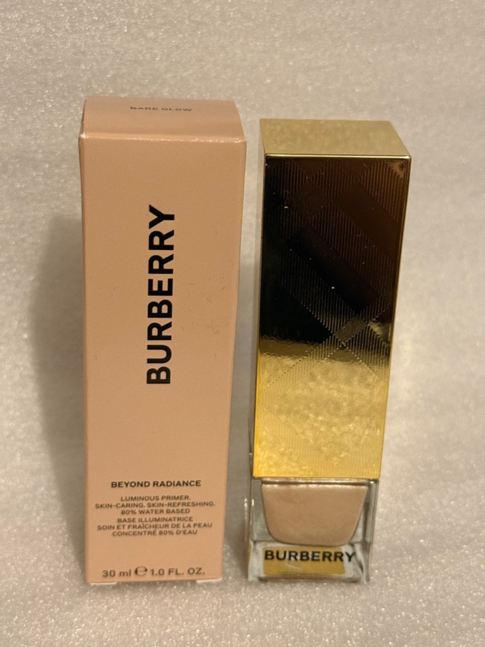 Burberry Beyond Radiance Luminous Liquid Face Primer in Bare Glow 30ml BNIB